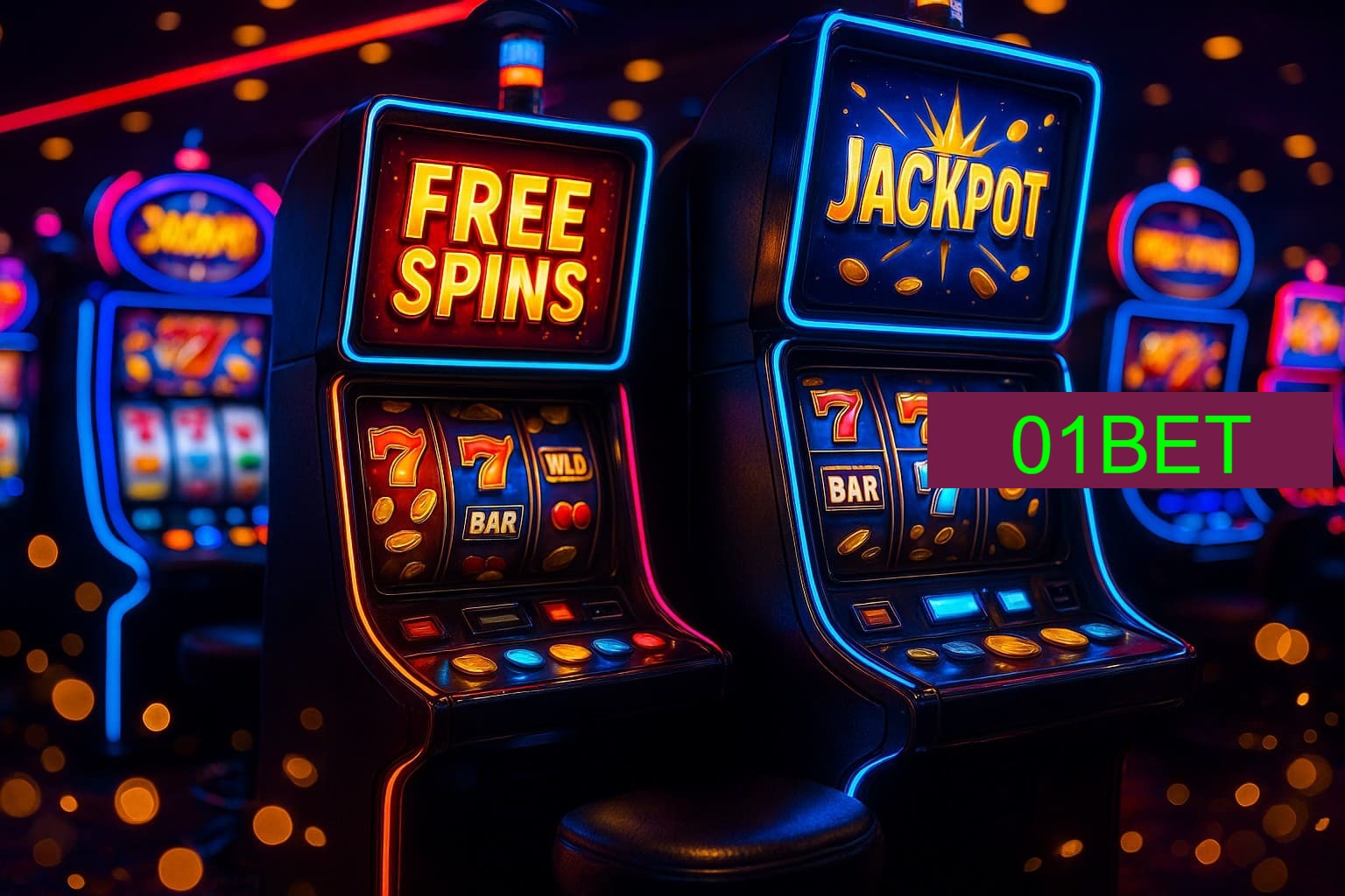 Diversos jogos de caça-níqueis