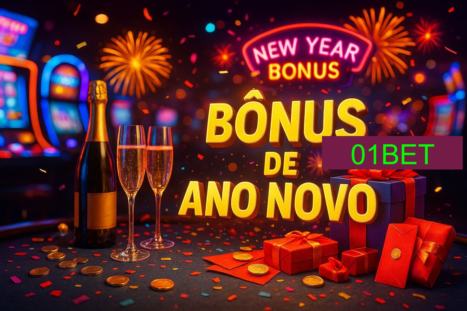 Promoções de Ano Novo no 01BET
